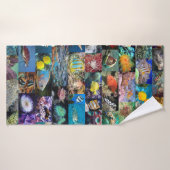 Koraalrif Marien leven: Foto's van vis en dieren Badhanddoek (Badhanddoek)