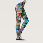 Koraalrif Mariene Leven: Vis en dieren Leggings (Rechts)
