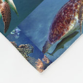 Koraalrif Mariene Leven Visdieren Foto's Collage Fleece Deken (Hoek)