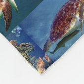 Koraalrif Mariene Leven Visdieren Foto's Collage Fleece Deken (Hoek)