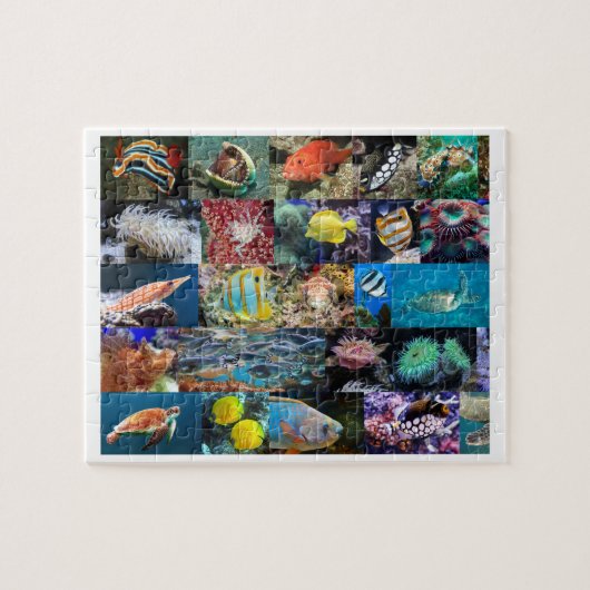 Koraalrif Mariene visdieren, leeftijd 6, 110 stuks Legpuzzel (Horizontaal)