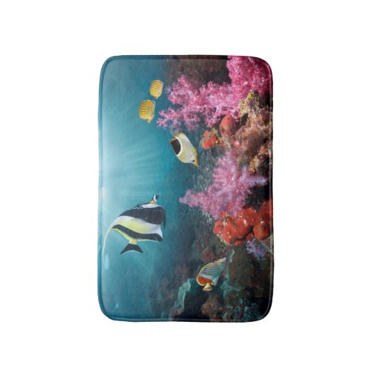 Koraalrif | Moorish Idol Badmat (Voorkant Verticaal)