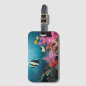Koraalrif | Moorish Idol Bagagelabel (Voorkant (verticaal))