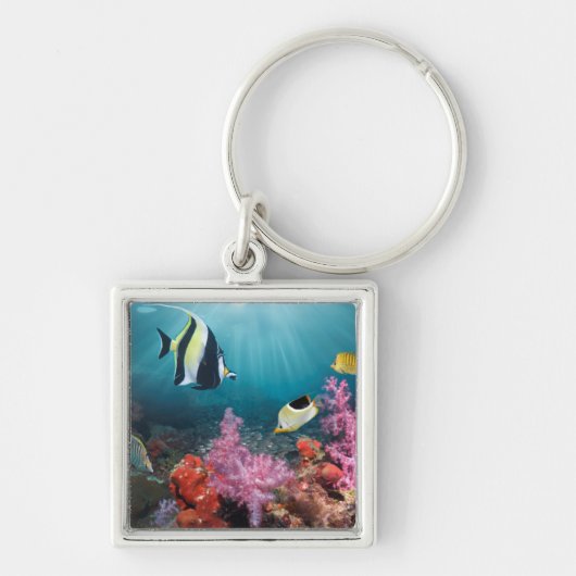 Koraalrif | Moorish Idol Sleutelhanger (Voorkant)