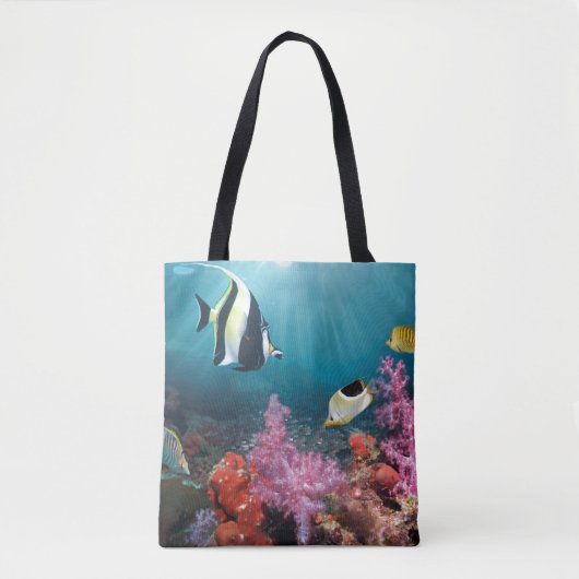Koraalrif | Moorish Idol Tote Bag (Voorkant)