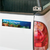 Koraalrif, Nationaal Park Dry Tortugas, Florida Bumpersticker (Op Truck)