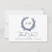 Koraalrif Nautical Wedding Bedankkaart (Voorkant)