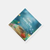 Koraalrif onder de Zee Party Servetten (Hoek)