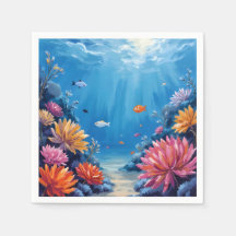 Koraalrif Onder Zee Oceaan Schilderij