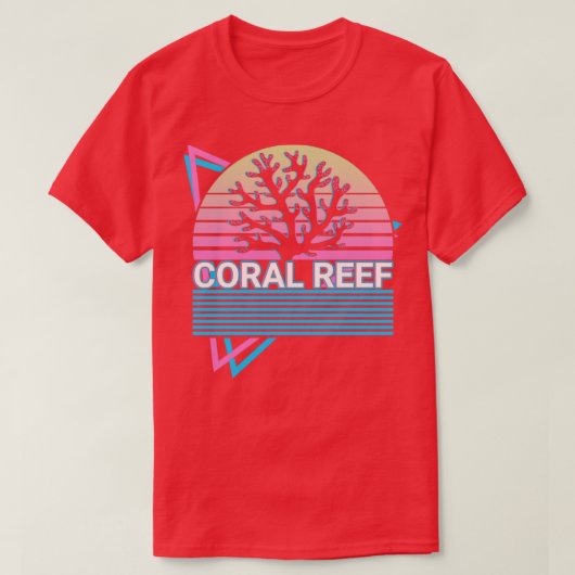 Koraalrif retro Gift1 T-shirt (Design voorkant)