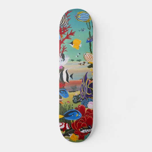 Koraalrif Skateboard (Voorkant)