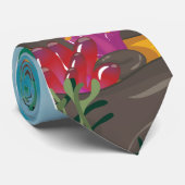 Koraalrif Stropdas (Opgerold)