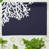 Koraalrif Theedoek (Gevouwen)