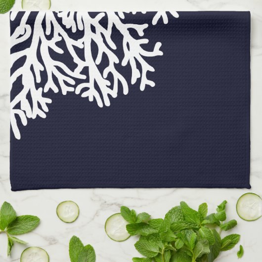 Koraalrif Theedoek (Gevouwen)