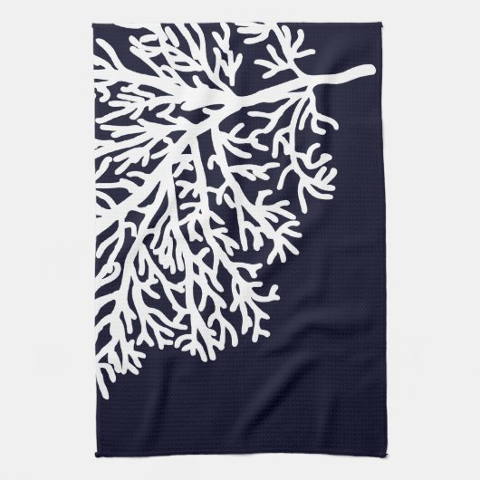 Koraalrif Theedoek (Verticaal)