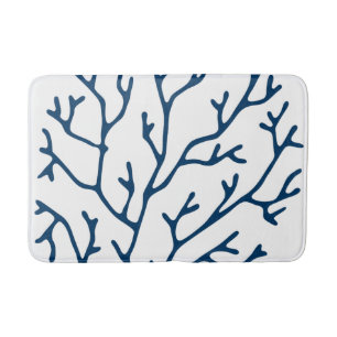 Koraalrif Thema Stijlvol Blauwgroen Blauw Coral Pa Badmat