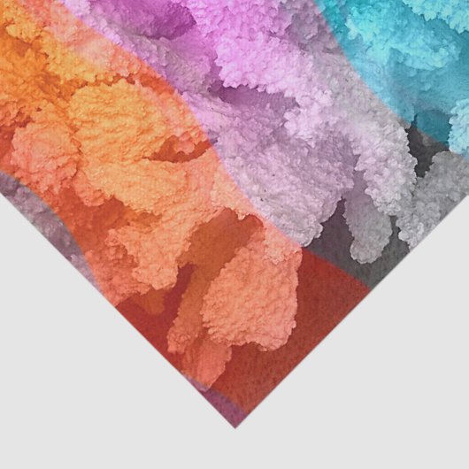 Koraalrif Tissuepapier (Detail)