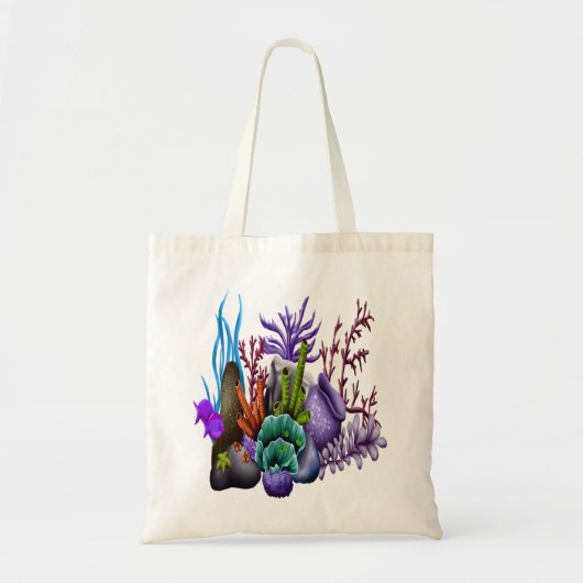 koraalrif tote bag (Voorkant)