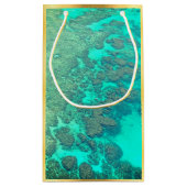 Koraalrif turquoise oceaanwater klein cadeauzakje (Achterkant)