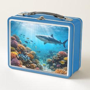 Koraalrif ultra HD metalen lunchbox