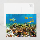 Koraalrif van Curaçao Briefkaart (Voorkant / Achterkant)