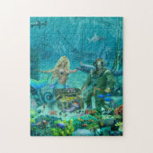 Koraalrif van Mermaid Legpuzzel (Verticaal)