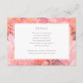 Koraalrif Vibrant Blush roze details Informatiekaartje (Voorkant)