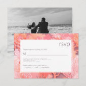 Koraalrif Vibrant Blush roze RSVP (Voorkant / Achterkant)