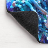 Koraalrif zee anenoom blauw roze paarse oceaan muismat (Hoek)