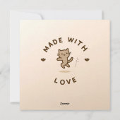 Koraalrif Zeepaardjes Liefde Kaart (Achterkant)