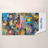Koraalrif Zeevisdieren Fotonaam Badhanddoek (Badhanddoek)