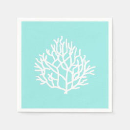 Koraalriffen Aangepaste kleuren Sierkussen Kust Servet