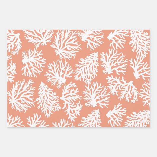 Koraalriffen Beach Summer Weddenschap Inpakpapier Vel (Voorkant)