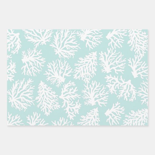 Koraalriffen Beach Summer Weddenschap Inpakpapier Vel (Voorkant 3)