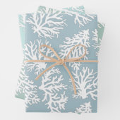 Koraalriffen Beach Summer Weddenschap Inpakpapier Vel (In situ)