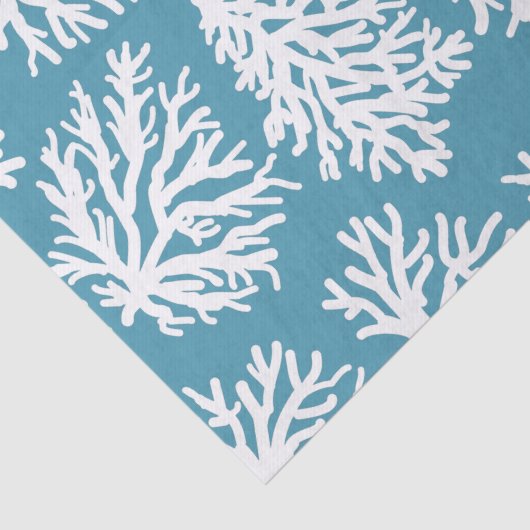 Koraalriffen Beach Summer Weddenschap Tissuepapier (Detail)