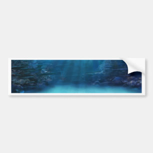 Koraalriffen onderwater bumpersticker