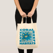 Koraalriffen opslaan tote bag (Voorkant (product))