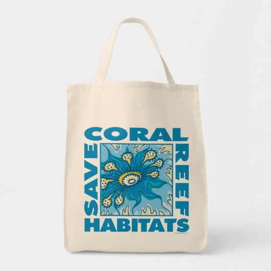 Koraalriffen opslaan tote bag (Voorkant)