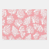 Koraalriffen zomerstrand inpakpapier vel (Voorkant 3)