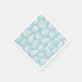 Koraalriffen zomerstrand servet (Hoek)