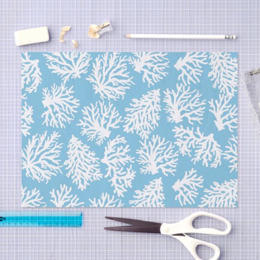 Koraalriffen zomerstrand tissuepapier (Craft)