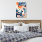 Koraalrifnevel Canvas Afdruk (Insitu (Slaapkamer))