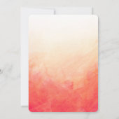 Koraalrift — Minimale Waterverf Kaart (Achterkant)