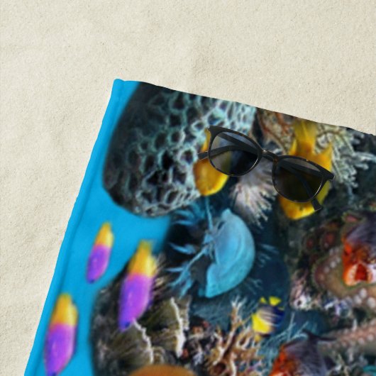  koraalrifvis strandlaken (In situ)