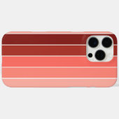 Koraalrode roze strepen Case-Mate iPhone case (Achterkant (horizontaal))