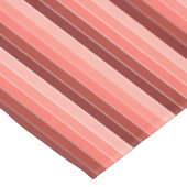 Koraalrode roze strepen tafelkleed (Gekanteld)