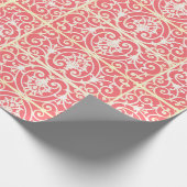 Koraalrolpatroon Cadeaupapier (Hoek)