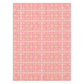 Koraalrolpatroon Tafelkleed (Voorkant)