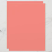 Koraalroze (Voorkant / Achterkant)